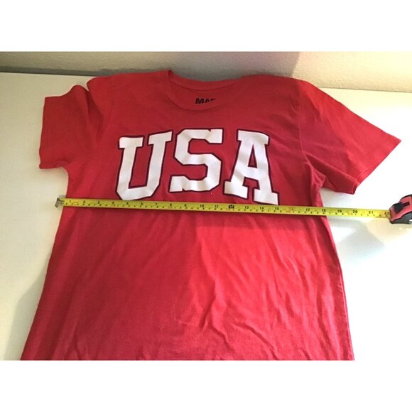 MAD ENGINE- WOMENS RED GRAPHIC CREW NECK SHORT SLEEVE COTTON T-SHIRT SIZE MEDIUM - Picture 5 of 6